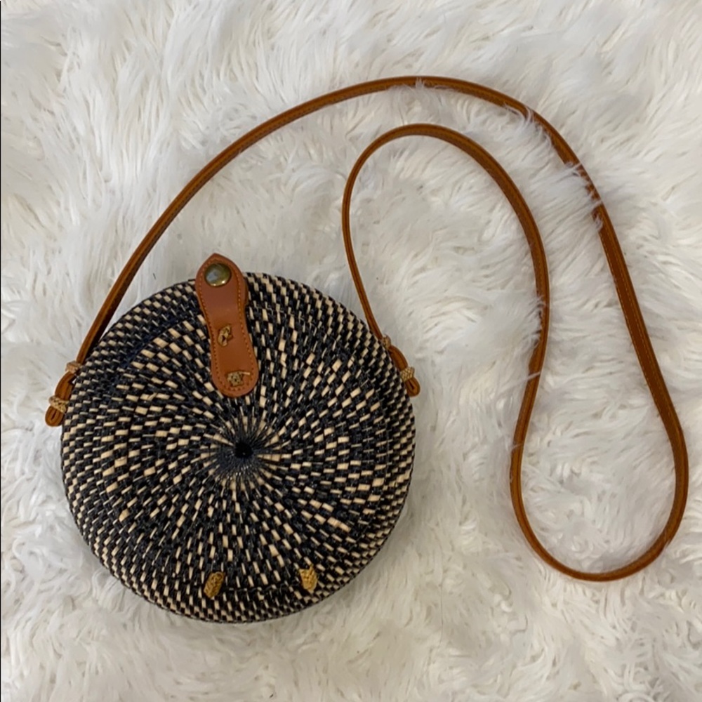 Bali Rattan Woven Bag Authentic from Ubud Market